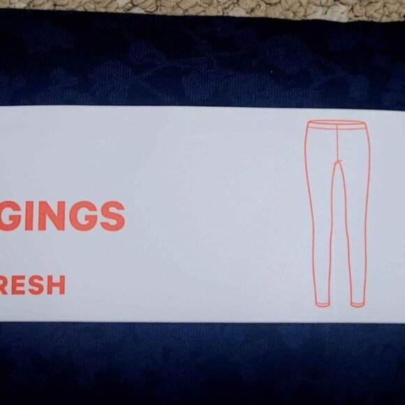 Ladies' New "Joe Fresh" Navy Blue long-sleeve shirt & leggings (Size Small) *NEW - Picture 3 of 7